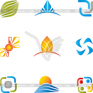 Различные логотипы, коллекция логотипов - изображение в векторе / векторный клипарт