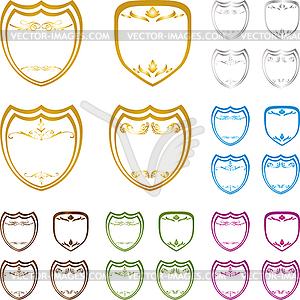 Coat of arms Logos collection - vector image