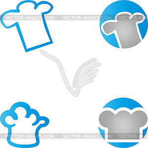 Baker, cook, logos collection - vector clip art