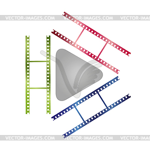 Video, photo, multimedia, photography, logo - royalty-free vector image