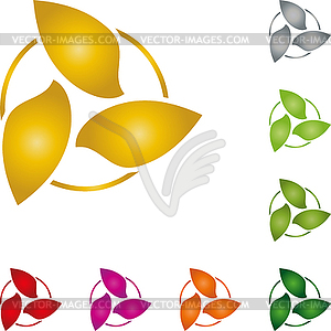Leaves, Bio, Wellness, Spa, Logo - vector clipart
