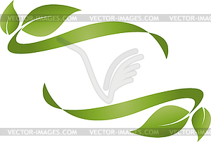 Листья, растения, био, здоровье, икона, логотип - векторное изображение EPS