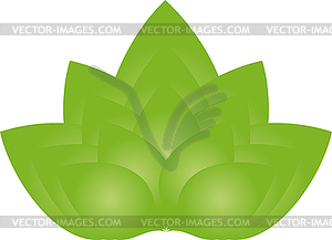 Leaves, plant, wellness, naturopath, gardener, logo - vector image