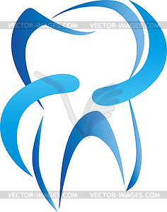 Tooth, drops, dental care, dentistry, logo - vector image