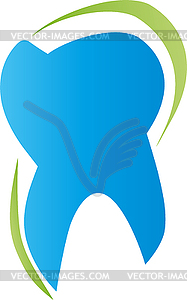 Blue tooth, dentist, dentistry, logo - vector clipart