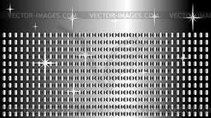 Many balls and stars, multimedia, technology, backgroun - vector clipart