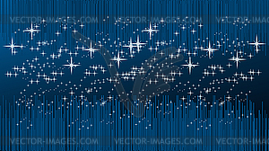 Lines and stars, universe, background - vector image