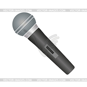 Microphone, logo, music and sound icon - vector clip art