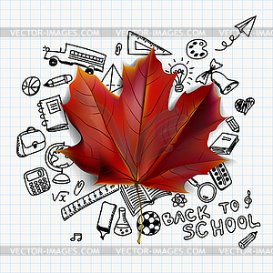 Back to school - vector image