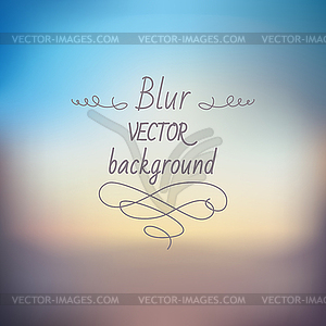 Blur background - stock vector clipart
