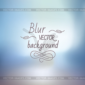 Blur background - vector clipart