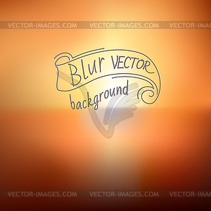 Blur background - vector clipart