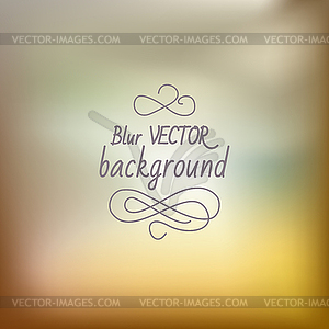 Blur background - vector image