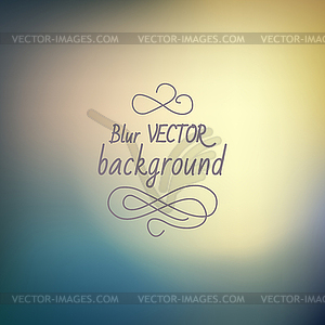 Blur background - vector clip art