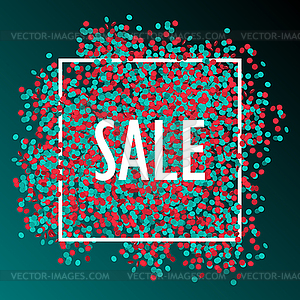 Festive sale background - vector clipart