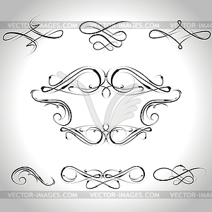Calligraphic - vector clipart