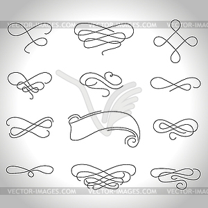 Calligraphic - royalty-free vector clipart