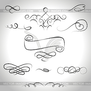 Calligraphic - vector clipart