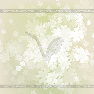 Floral spring background - vector clipart