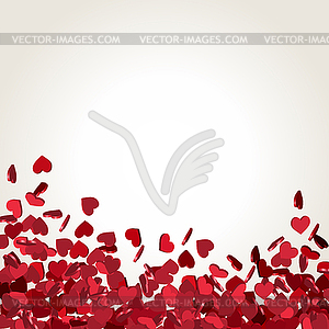 Valentine abstract background - vector clipart