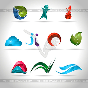 Abstract icon - vector clip art