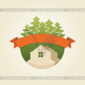 Mountain logo - vector image