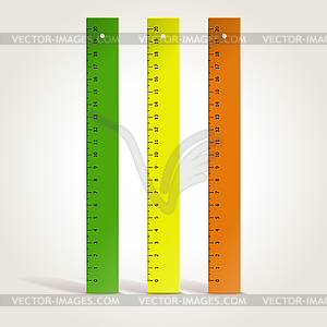 Rulers - vector clipart