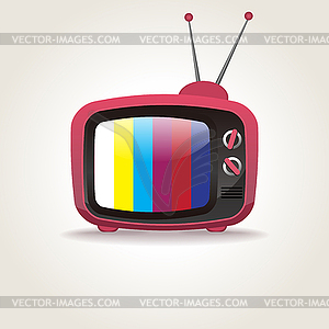 Tv set - vector image