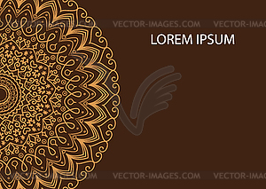 Postcard template - royalty-free vector image