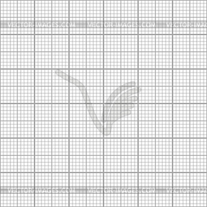 Gray graph grid, seamless pattern - vector clip art