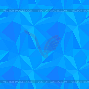 Abstract blue triangulated pattern - vector clipart