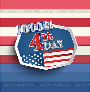 Fourth of July - vector image