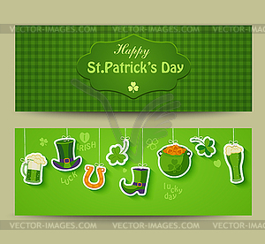 Greeting card for Happy St Patricks day - vector clipart