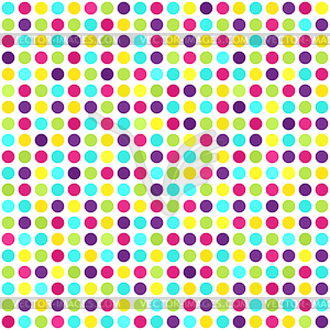 Polka dot pattern. Seamless dot background - vector clipart