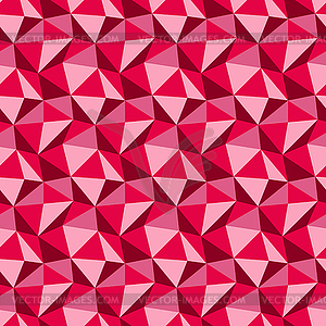 Low poly triangle pattern - vector image