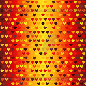 Heart pattern. Seamlesslowing background - vector clip art