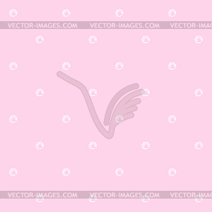 Seamless pink ring pattern - vector clip art