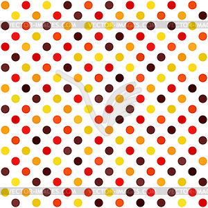 Polka dot pattern. Seamless dot background - vector image