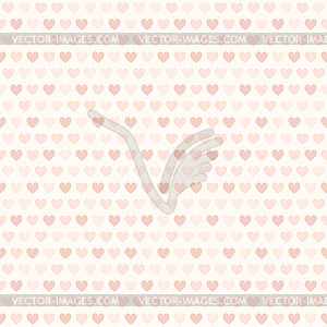 Rose heart pattern. Seamless background - vector clipart