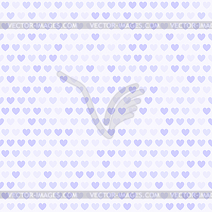 Heart pattern. Seamless background - royalty-free vector image