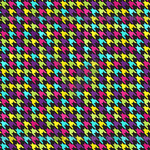 Houndstooth pattern. Seamless background - vector image