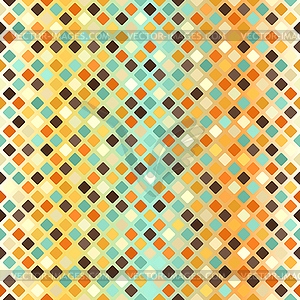 Diamond retro pattern. Seamless glowing background - vector clip art