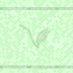 Green diamond pattern. Seamless background - vector clipart