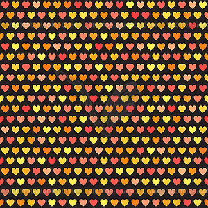 Heart pattern. Seamless background - vector image