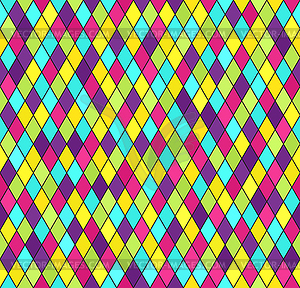 Diamond pattern. Seamless background - vector image