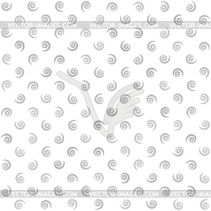 Spiral background. Gray and white seamless pattern - vector image