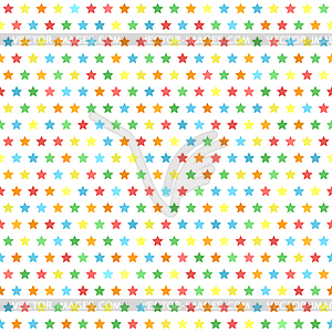 Star pattern. Multicolor seamless background - vector clip art