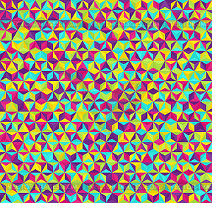 Triangle pattern. Seamless geometric background - vector clipart / vector image