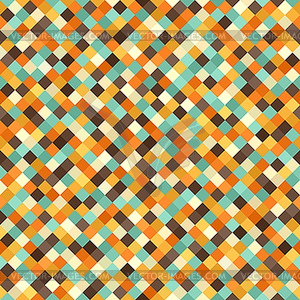 Diamond pattern. Seamless retro background - vector image