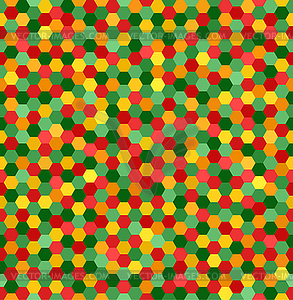 Hexagon pattern. Seamless background - vector clip art